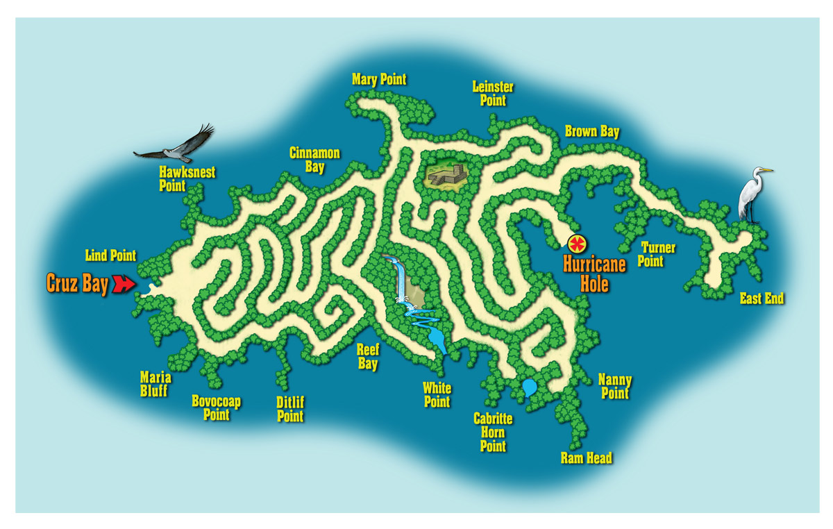 "Island Maze": Friends of the Virgin Islands (Print Media)