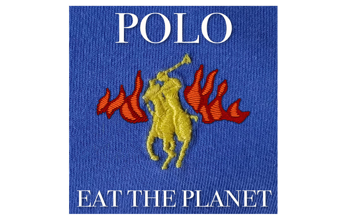 "Polo: Eat the Planet": Op-ed illustration (Adobe Photoshop)