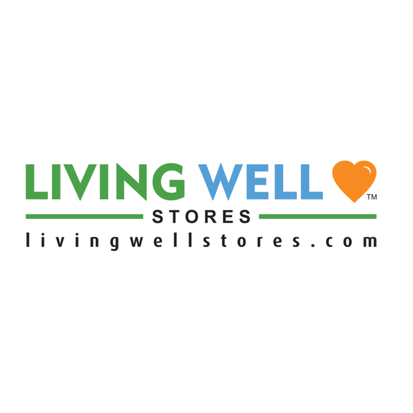 Logo for Living Well Stores: Health and Wellness Brand eCommerce Website