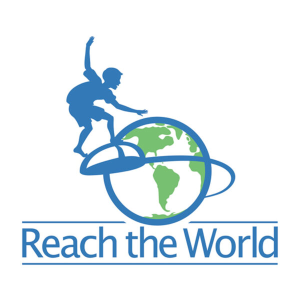 Logo for "Reach the World" (1990's to 2010)