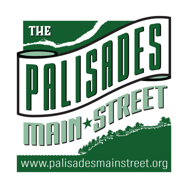 Logo for "The Palisades Main Street": A Local Business Group in Washington, D.C.