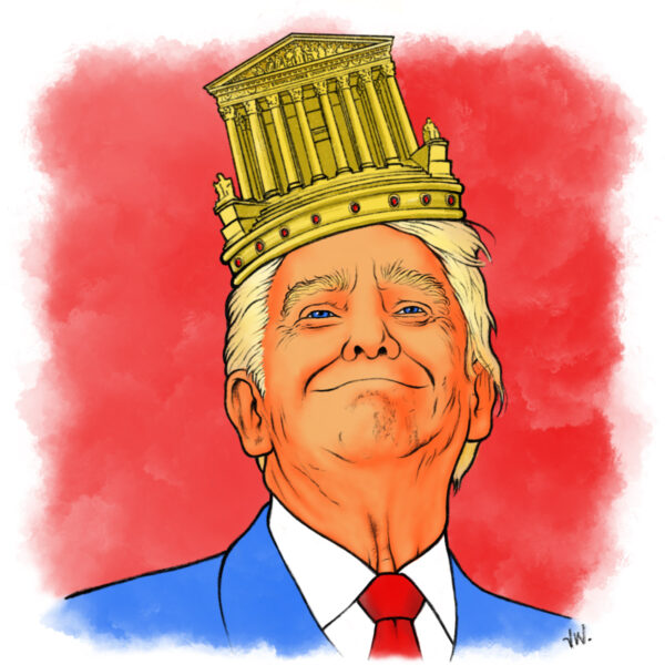 Donald Trump: King Supreme: Digital Drawing/iPad