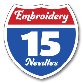 15 Needles Logo